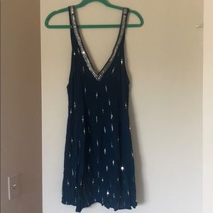 Free people sparkly shift dress